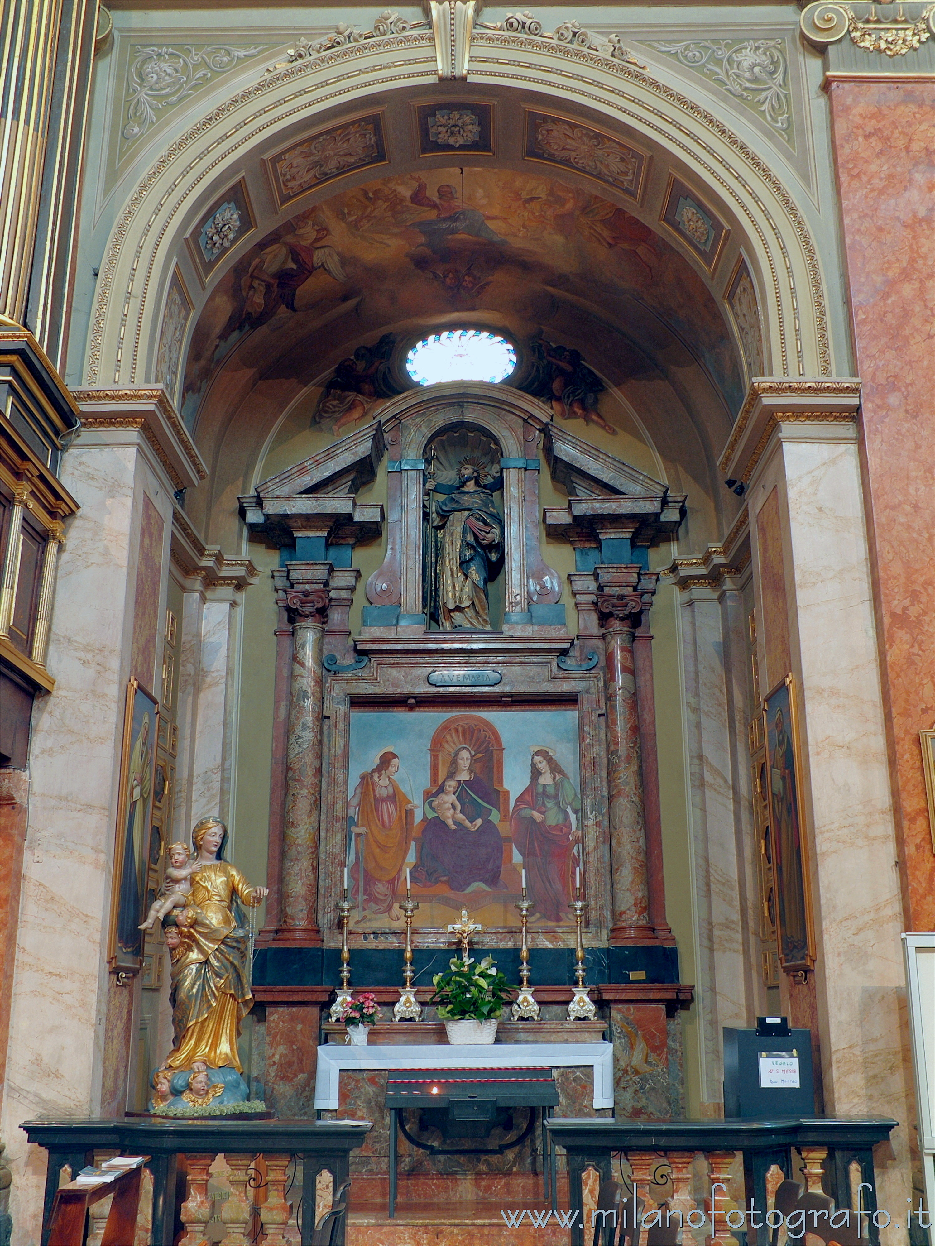 Oggiono (Lecco, Italy) - Chapel of the Virgin of Consolation in the Church of Sant'Eufemia